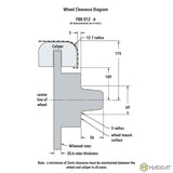 Front Brake Kit Wilwood 6 Piston 11.75"