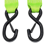 Retractable Ratchet Straps with Safety Clips 50mm Wide 3m Long (RW116)