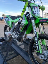 Pair of Green Motorcycle Tie Down Straps (RW90)