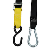 Pair of Yellow Motorcycle Tie Down Straps (RW93)