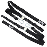 Pair of Black Motorcycle Tie Down Straps (RW95)