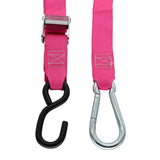 Pair of Hot Pink Motorcycle Tie Down Straps (RW96)