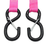 Retractable Ratchet Straps with Safety Clips 25mm Wide 3.6m Long PINK (RW106)