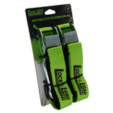 Pair of Green Motorcycle Tie Down Straps (RW90)