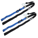 Pair of Blue Motorcycle Tie Down Straps (RW91)