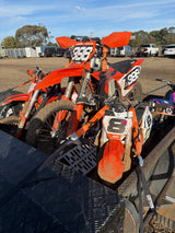 Pair of Orange Motorcycle Tie Down Straps (RW92)