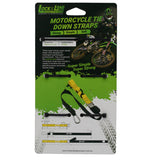Pair of Yellow Motorcycle Tie Down Straps (RW93)