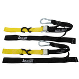 Pair of Yellow Motorcycle Tie Down Straps (RW93)