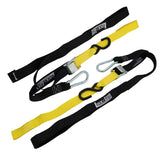 Pair of Yellow Motorcycle Tie Down Straps (RW93)
