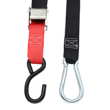 Pair of Red Motorcycle Tie Down Straps (RW94)