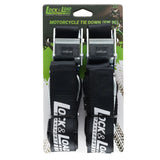 Pair of Black Motorcycle Tie Down Straps (RW95)