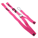 Pair of Hot Pink Motorcycle Tie Down Straps (RW96)