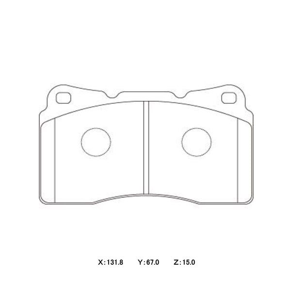 Mitsubishi Evo, Subaru WRX Sti, Commodore Redline Winmax W6.5 Front Race Brake Pads (Brembo Calipers)