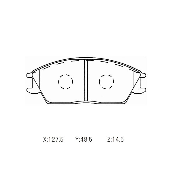 Hyundai Excel X3 Winmax W4 Performance Trackday Front Brake Pads