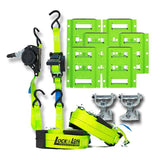 E-Track Kit With 25mm Retractable Ratchet - Designed For Lowered Cars (RW22)