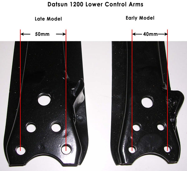 Billet Adjustable Lower Control Arms (Rod End) 1200, 120Y, Stanza & Sunny